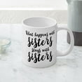 thumbnail image 5 of CafePress - What Happens With Sisters - 20 Oz White Ceramic Mega Mug, 5 of 5