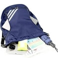thumbnail image 3 of Drasry Drawstring Backpack Resistant String Bag Swimming Gym Sports Bags(Dark Blue), 3 of 4