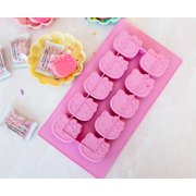 Sanrio Hello Kitty Silicone Mold Ice Cube Tray | Makes 10 Cubes