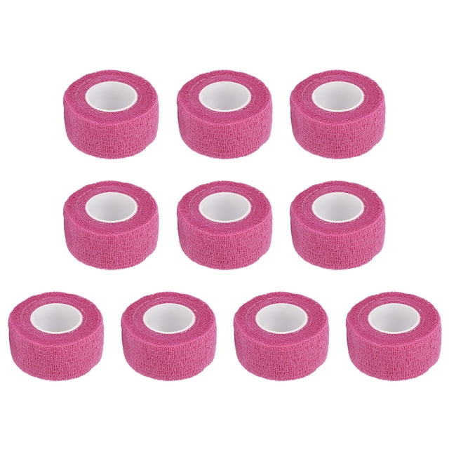 Bandage Auto-Adhésif, 10 Rouleaux Bandage de Compression Auto-Adhérent Bandage Élastique Bande Caractéristiques de Pointe