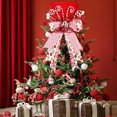thumbnail image 2 of Bearachild Sombrero plegable para árbol de Navidad, decoración roja, blanca y verde, sombrero plegable para árbol de Navidad, caramelo Kits de decoración para fiestas, 2 of 6