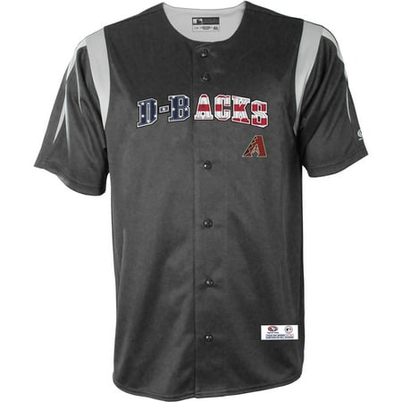 Arizona Jersey - MLB Arizona Diamondbacks Men's Americana Button Down Jersey