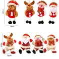 thumbnail image 6 of Hanging Ornament Super Soft Adorable Appearance Lanyard Design Lint Free Fade-Resistant Decorative Cloth Small Pendant Plush Doll Christmas Tree Decor for Home, 6 of 8