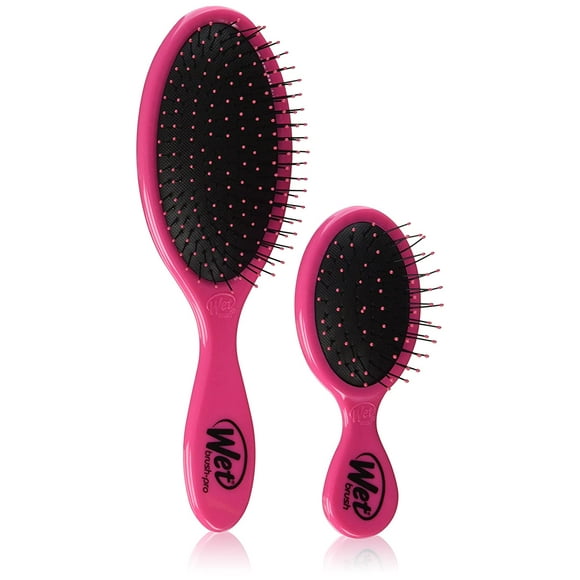 Wet Brush 34572 Detangler and Squirt Hair Brush Combo, Pink