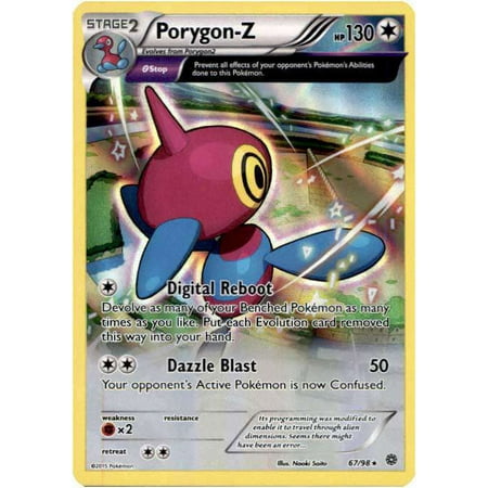 Pokemon X & Y Ancient Origins Single Card Rare Holo Porygon-Z #67