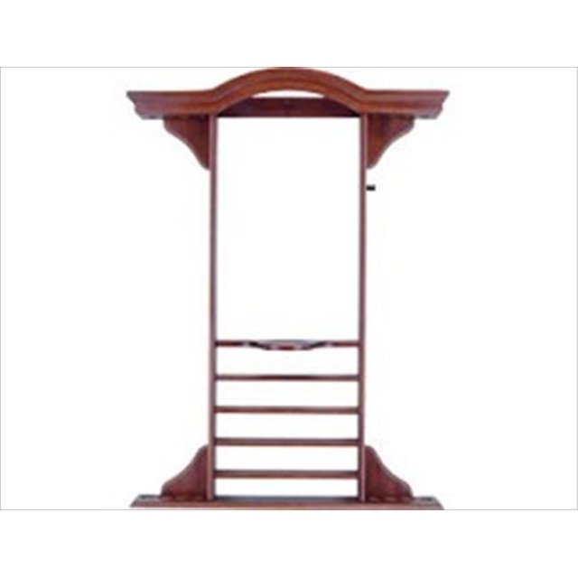 CueStix WR8 CHOCOLATE Wall Rack - 8 Cue Crown Chocolate