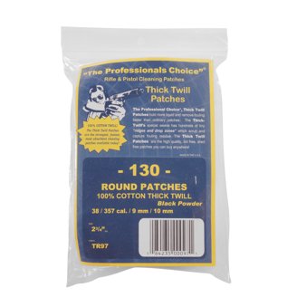 Outers .17 To .22 Caliber Cotton Gun Cleaning Patches, 800 Count Bulk Bag