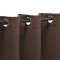 thumbnail image 2 of Blackout Curtain Panels, Set of 8, 52" x 108", Cappuccino, 2 of 10