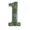 thumbnail image 2 of Yılmazel Large Ceramic Housewarming Sign, Address Plaque House Numbers Sign, Door Personalized Coloured Decorative, Hand Decoratede Gifts, Tulip Design, 12 * 9 cm, 2 of 10