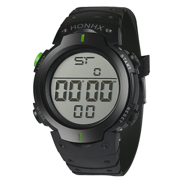 Fashion Multifunction Sports Watch Display Date Calendar Week Alarm Unisex Watch