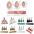 thumbnail image 2 of Toystoory Bola de masaje de huevo Vaginal, decoración de Jade, 4 en 1, sin rebabas, superficie lisa, palo masajeador multifuncional Mineral Blanco, 2 of 6