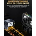 thumbnail image 6 of GMKtec AI Mini Gaming PC, AMD Ryzen AI 9 HX-370 Serie(5.1GHz), 32GB RAM 2TB SSD, Desktop Mini Computers, Oculink Port, EVO-X1, 6 of 10