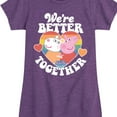 thumbnail image 3 of Peppa Pig - Were Better Together - Girls Toddler And Youth Fitted Short Sleeve Tee, 3 of 5