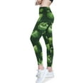 thumbnail image 2 of Ckdifva Bell Peppers Green Yoga Pants with Pockets for Women Workout Athletic Yoga Leggings, 2 of 7