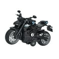 thumbnail image 3 of Juguete de motocicleta para niños CUTICAT colección de juguetes de moto extraíble aleación negro, 3 of 8