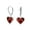 Red, variant on Bling Jewelry Womens Romantic Love CZ Cubic Zirconia Red Heart Dangle Drop Earrings Sterling Silver