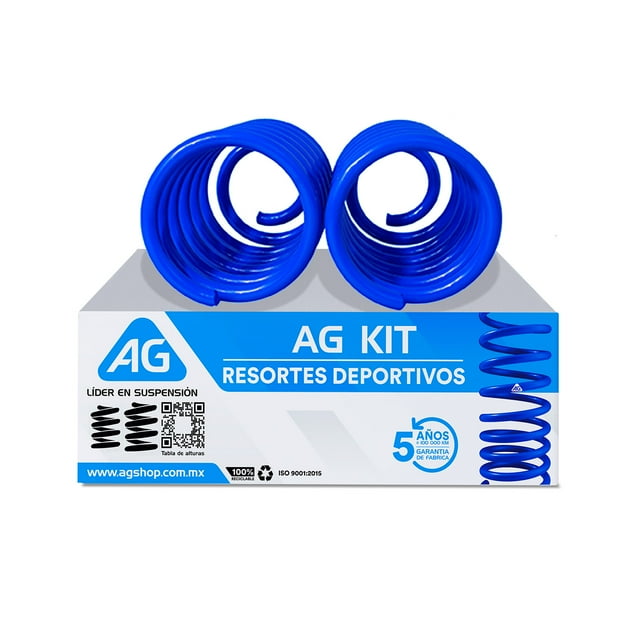 Resortes AG Kit para Auto Traseros para Seat Toledo 2 1998 a 2005 2 Piezas Nuevos