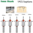 thumbnail image 3 of BTOER Durable Router Bit Screw Extractor Milling Cutter Shank Woodworking 1 *, 3 of 3