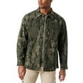 thumbnail image 3 of BASS OUTDOOR Mens Flex Smart Tech Shirt Jacket, Green, Small, 3 of 4