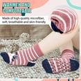 thumbnail image 2 of LOFIR Women's Winter Non Skid Fuzzy Socks, Multicolor (5), 2 of 7