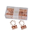 thumbnail image 1 of Baohd 1/2/3/5 12x Documents In Order - Metal Binder Clips For Elliot Folder Widely Shape Metal Binder Clips sakura Rose Gold 1 Pc, 1 of 6
