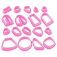 thumbnail image 2 of 18 Pieces Plastic Polymer Clay Cutters Earring Making Kit Shapes Kids Molds, 2 of 8