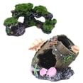 thumbnail image 2 of Acuario Resina Pez Escondite Escondite Refugio Pecera Ornamento Para Betta Lagartos Tortugas matsuzay HA044060-02, 2 of 6