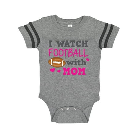 

Inktastic I Watch Football with My Mom Gift Baby Girl Bodysuit