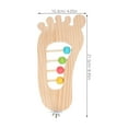 thumbnail image 6 of TEHAUX Wood Parrot Stand with Foot-Shaped Perch, Multi-Color, Easy to Install and Clean, Perfect for Cage, 6 of 6