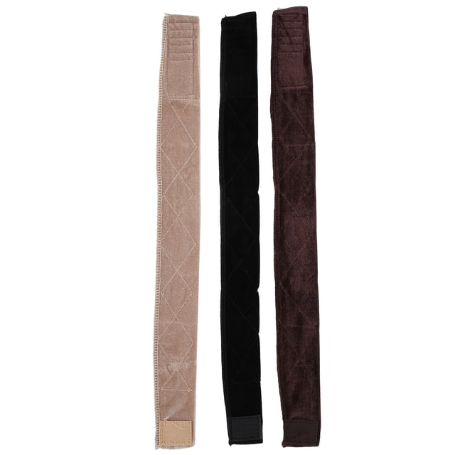 3 Pcs Bandeau en Velours Extensible Bandeau Doux pour Sports Yoga