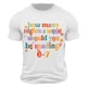 thumbnail image 3 of Ceisia Men's Gradient Printed Casual Elastic Sports Round Neck Activewear Top Gift, 3 of 4