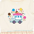 thumbnail image 4 of Inktastic Ice Cream Truck with Ice Cream Cones Girls Toddler Dress, 4 of 5