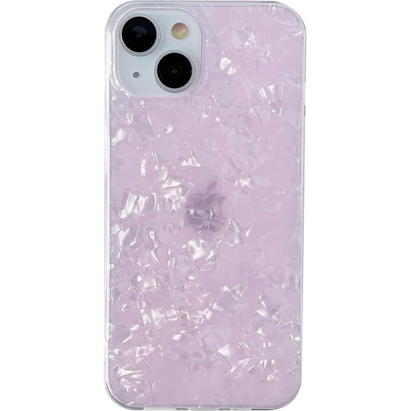 Bling Cute Glitter Marble Soft Compatible with iPhone Case (Pink,iPhone 14 Pro Max)