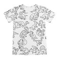 thumbnail image 1 of Girls Two Piece Pajama Set Adorable Graphic Print Outfit Comfortable Sleepwear For Daily Relaxation And Activities, 1 of 7