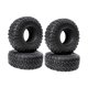 thumbnail image 2 of 4x 1/10 RC Ruedas y neumáticos Pieza de actualización RC Reemplazo de caucho Neumáticos RC para SCX10 Accesorios RC Crawler Modelo de coche Camiones, 2 of 8