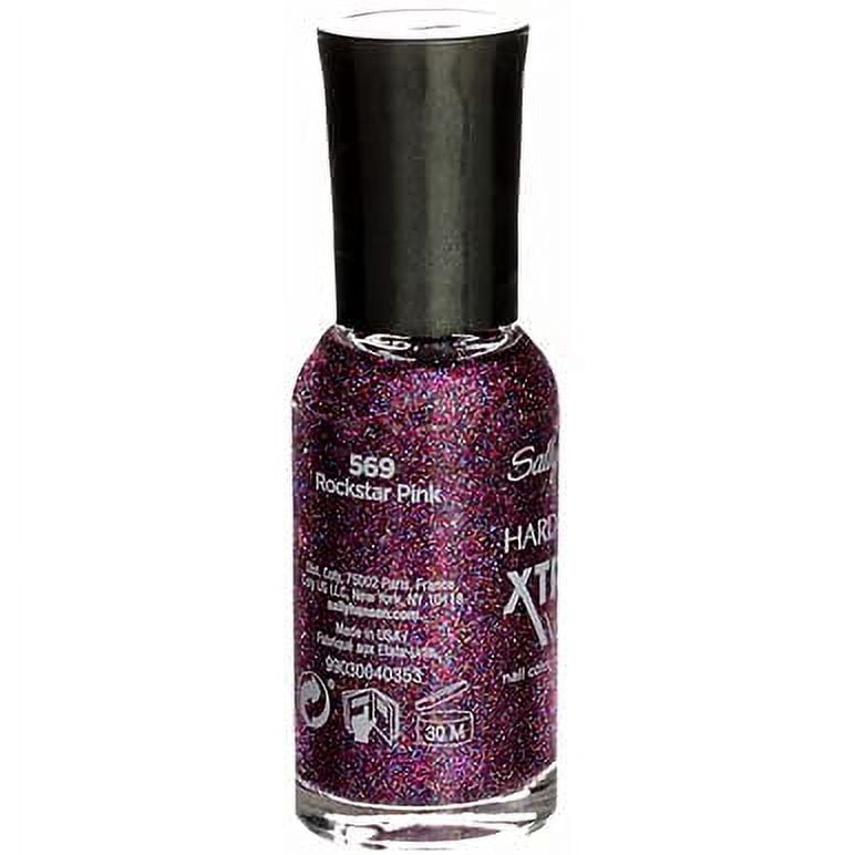 Sally HansenHard as Nails Xtreme Wear Nail Color, Rockstar Pink 0.40 oz (Pack of 4)