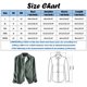 thumbnail image 4 of Camisas De Sport Para Hombre Blusa informal de manga larga con cuello levantado y bolsillo a rayas para hombre (Black, M), 4 of 4