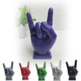 thumbnail image 1 of ZHAOCHENG Soporte de exhibición de baquetas "Rock Hand", divertido organizador de baquetas, organizador de baquetas, regalos para bateristas, amigos musicales, morado, 1 of 5