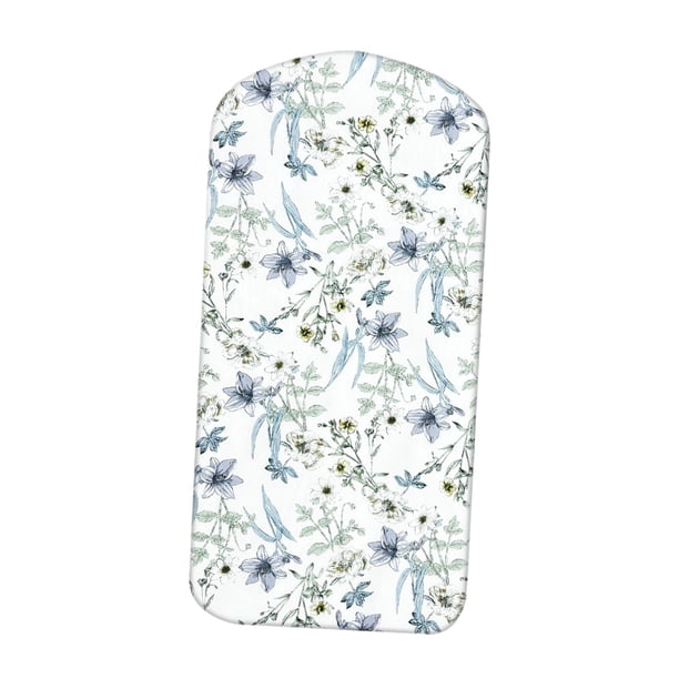 Tabla de planchar colgante, plancha de vapor para eliminar arrugas, almohadilla de planchado para abrigos. Flor azul