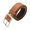 Brown, variant on Classic Men Faux Leather Casual Business Waist Strap Belt Fashion Accessory Gift