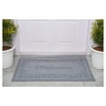 thumbnail image 3 of Poly Breaux Welcome Indoor/Outdoor Mat, 24" x 36", Light Grey, 3 of 6
