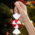 thumbnail image 5 of Christmas Candy Ornament Tree Decorations Hanging Candy Ornament Plastic Red Lollipop Tree Ornament Holiday Party Decor for Christmas Home Party Favor Supplies, 5 of 5