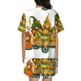 thumbnail image 3 of Picia Thanksgiving Truck Pajamas Sets for Women Soft Short-Sleeved Pjs with Lounge Shorts Two Piece Sleepwear-Large, 3 of 9