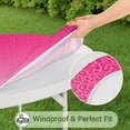 thumbnail image 5 of Pink Gradient Leopard Print Round Fitted Tablecloth with Elastic Edge,Dining Table Cover Waterproof,Outdoor Round Tablecloth for Camping,Dining,Indoor and Outdoor, 5 of 7