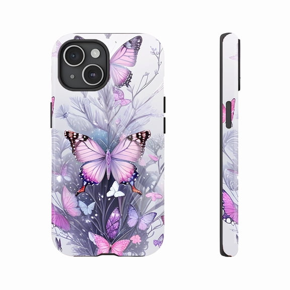 Butterfly Design Women's Elegant iPhone Case Compatible with iPhone 11/12/13/14/15/16 (Pro Max/Plus)