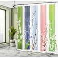 thumbnail image 4 of Ambesonne Colorful Shower Curtain, Lily Primrose Valley, 69"Wx84"L, Multicolor, 4 of 4
