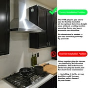 CAZONER Natural Gas Detector & Propane Detector, 10-Year Lifespan, Home Kitchen RV Methane & Propane Alarm, LCD Screen