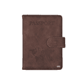 thumbnail image 1 of Porta Pasaporte Funda Protectora Espacio Para Visa Rfid Viaje Marron Oscuro, 1 of 3