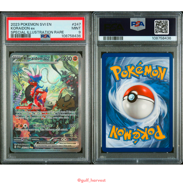 PSA 9 Pokemon Scarlet & Violet Koraidon ex SIR Special