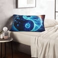 thumbnail image 6 of Daiia Blue Yin And Yang Bedding Waterproof Pillow Protector Zippered Queen – Bed Bug Proof Pillow Encasement-20"x30", 6 of 6